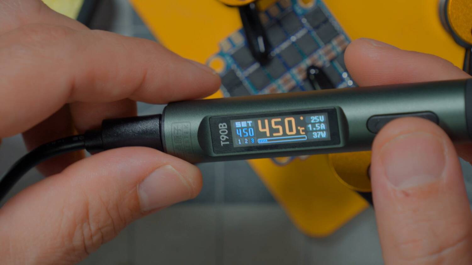 The T90B at 450 degrees