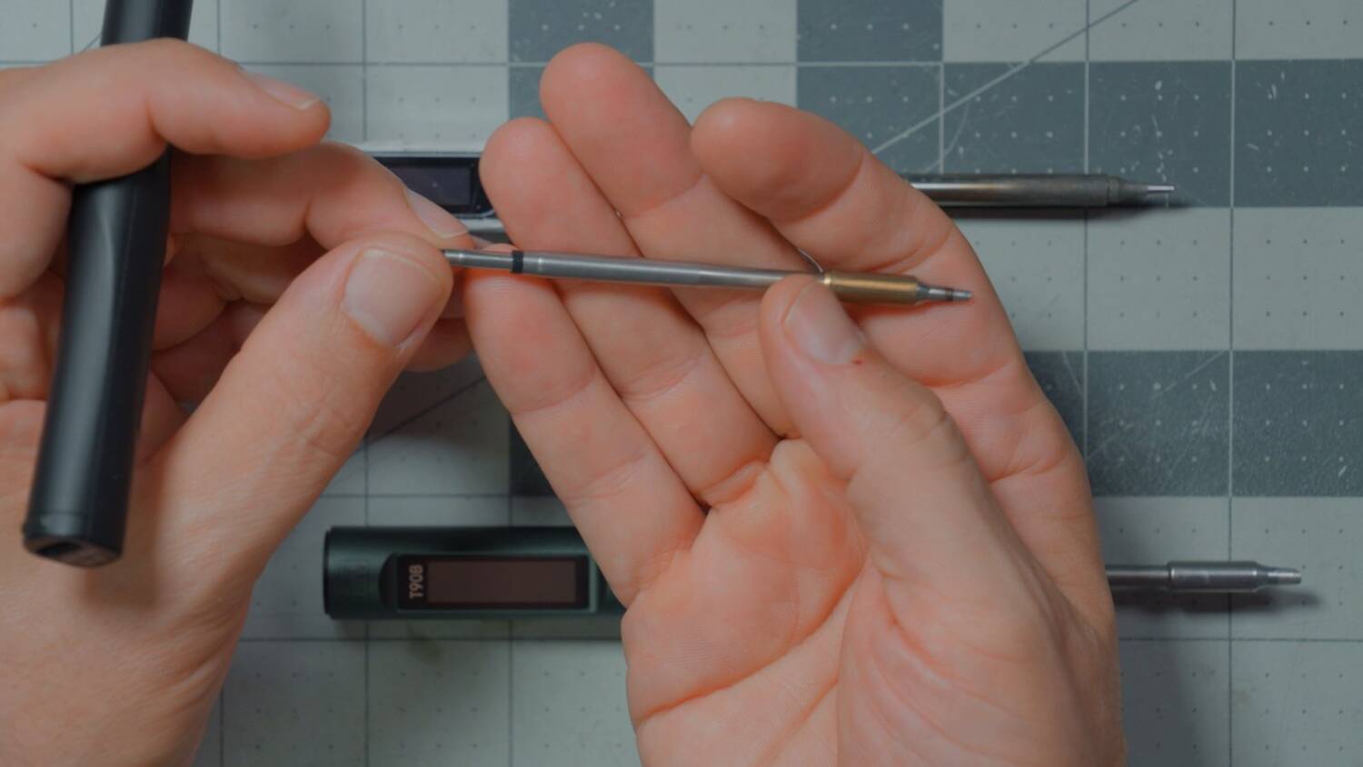 A JBC-style solder tip