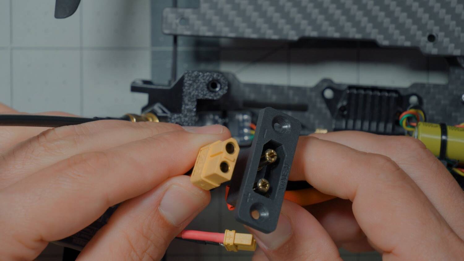 The XT90 battery connector