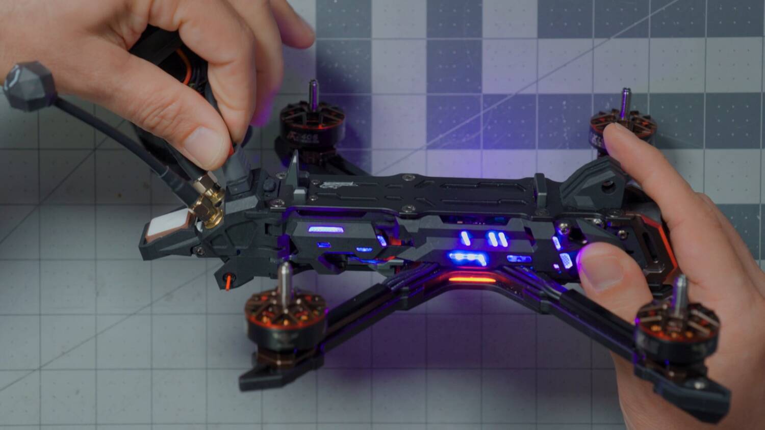 The LED light-up side plates