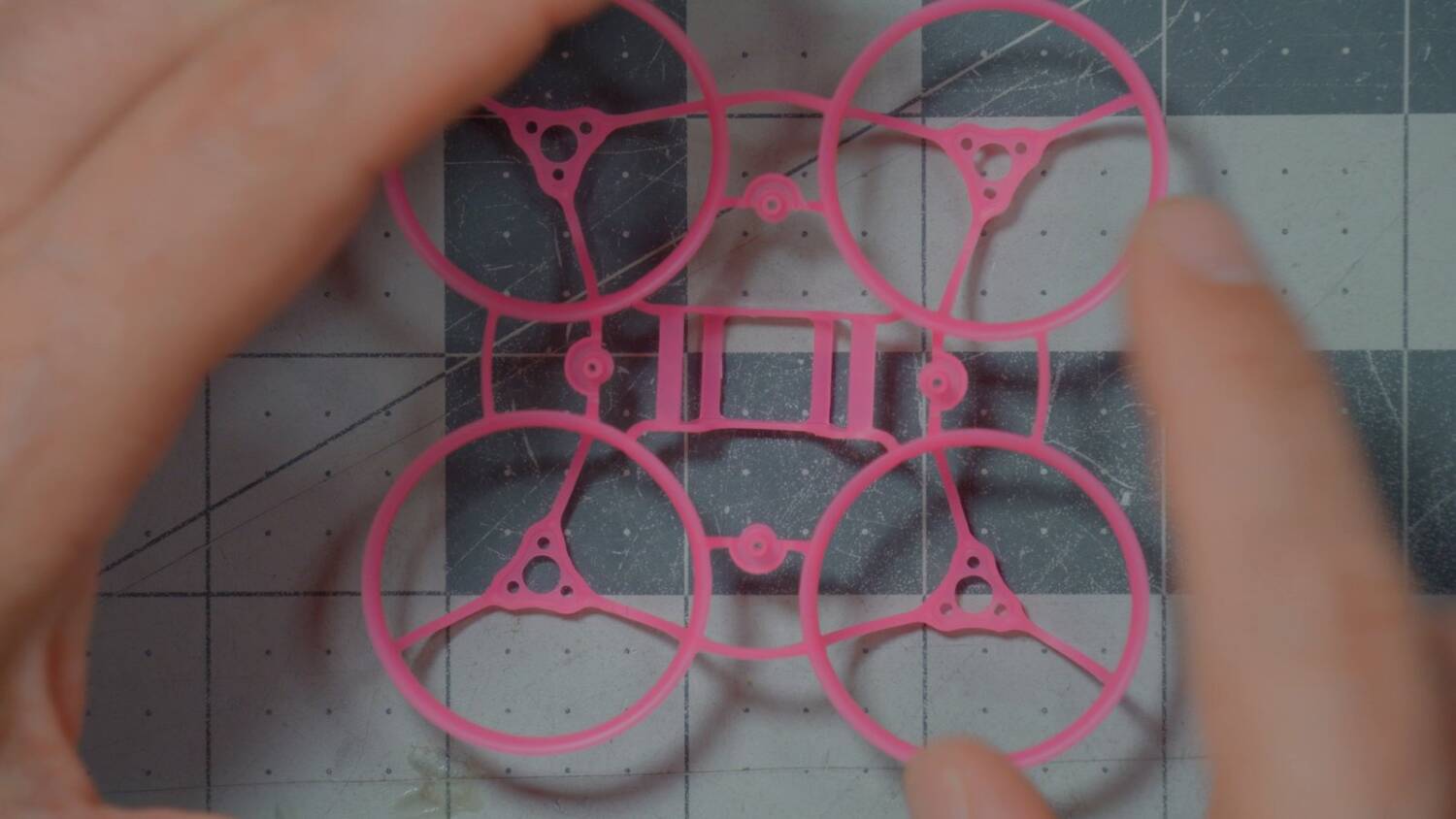 The empty frame and its battery bay