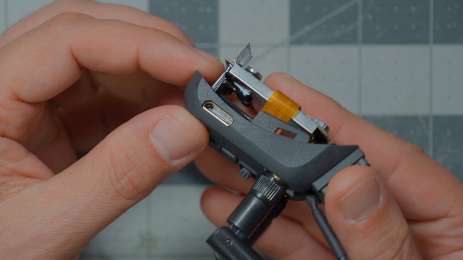 The Nano module's mini HDMI port