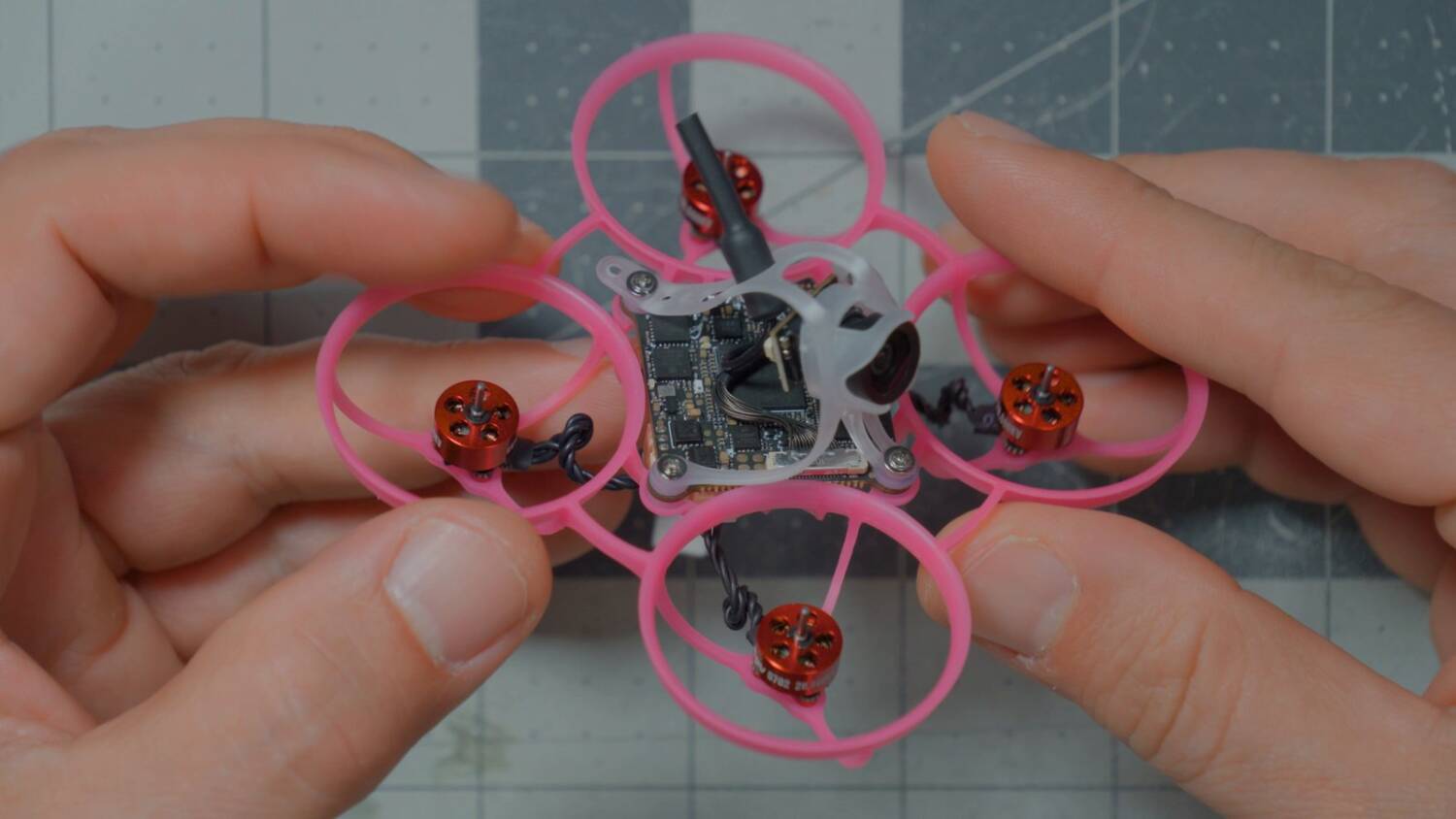 The Matrix P1 AIO flight controller in a 65mm Whoop