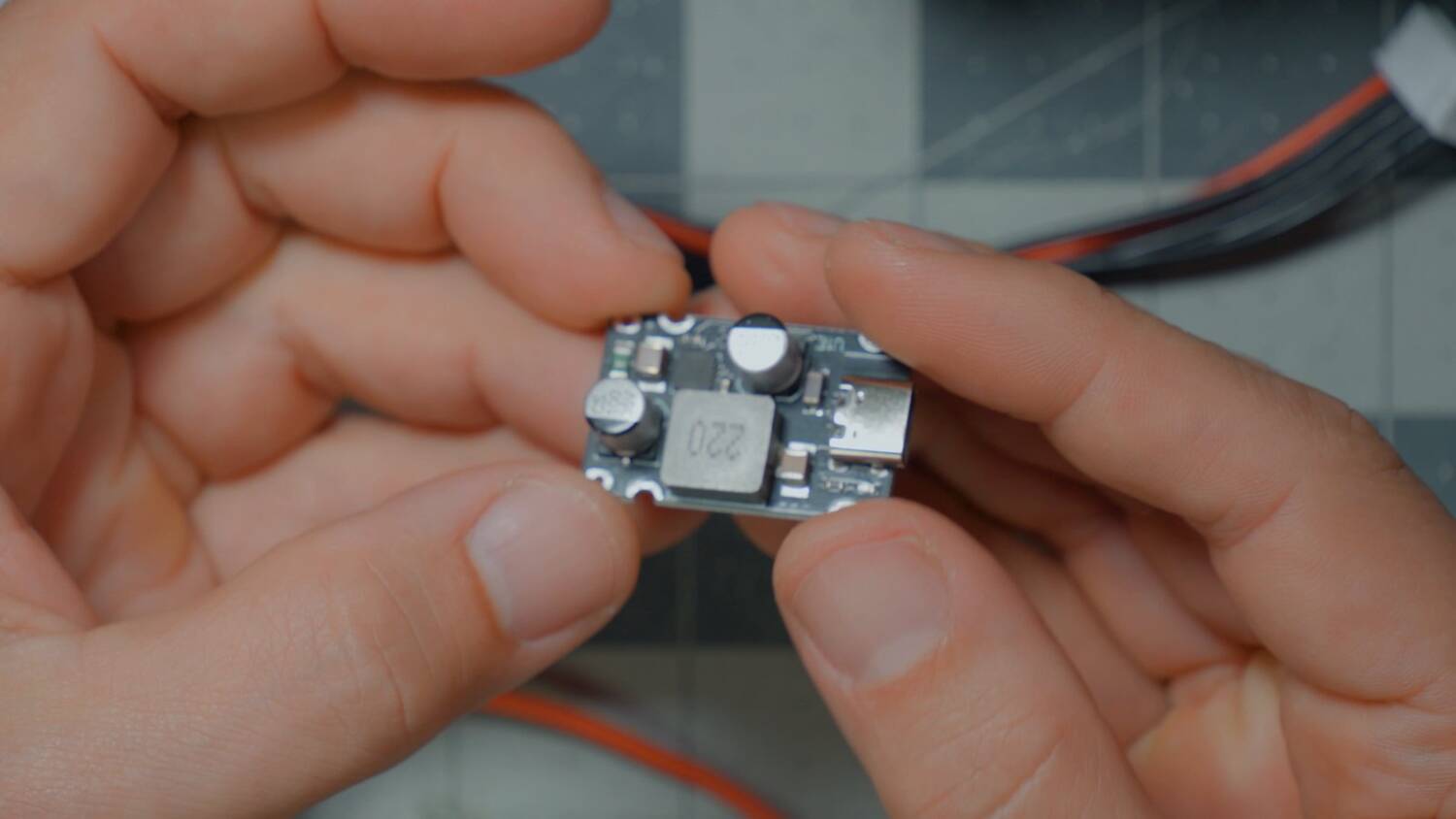 Small USB PD power board with a USB-C port