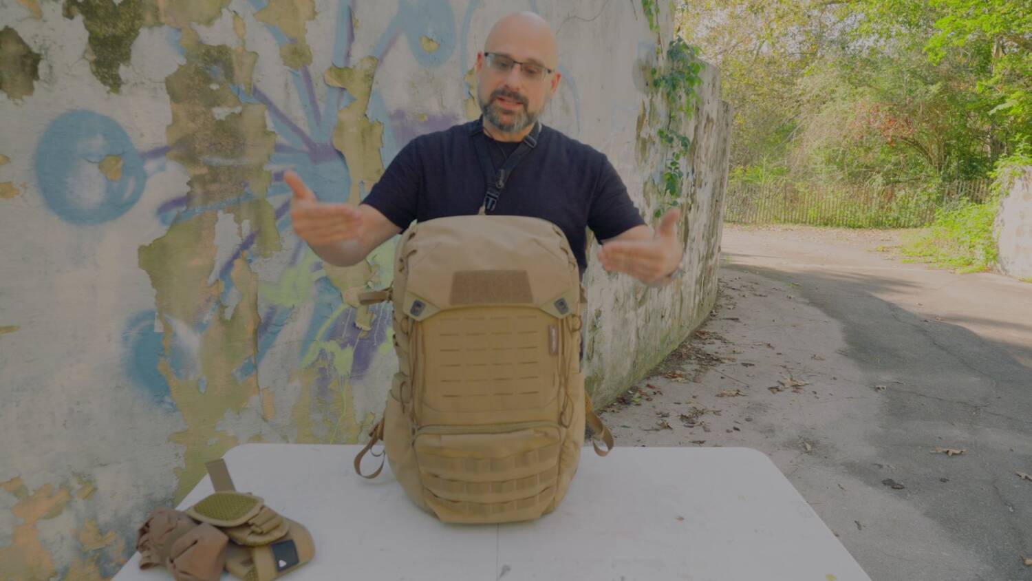 The PGYTech Onemo Tactical Backpack in brown