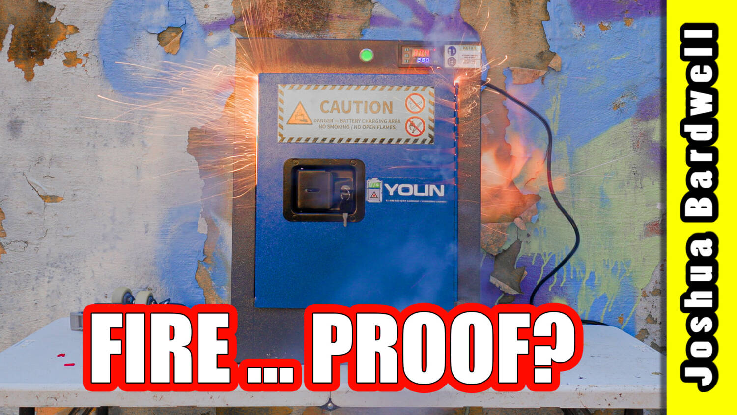 I Set a LiPo on Fire Inside the YolinTech Urban LiPo Cabinet